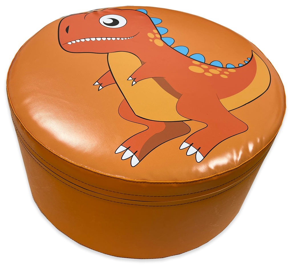 Childrens Fun - Foam Ottoman Round Toddler Seats 50cm x 25cm